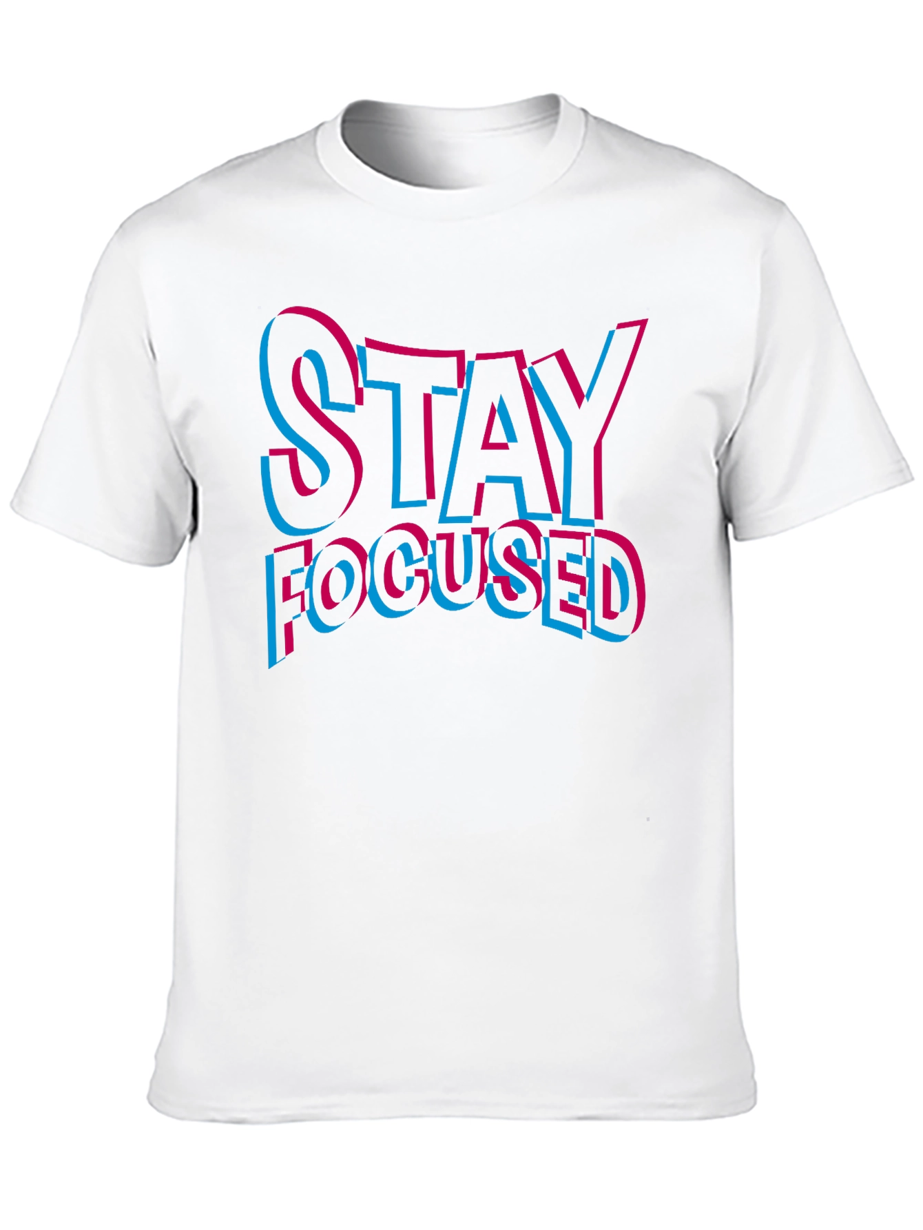 Stay Focused Graphic T-Shirt - Mens Black Tee