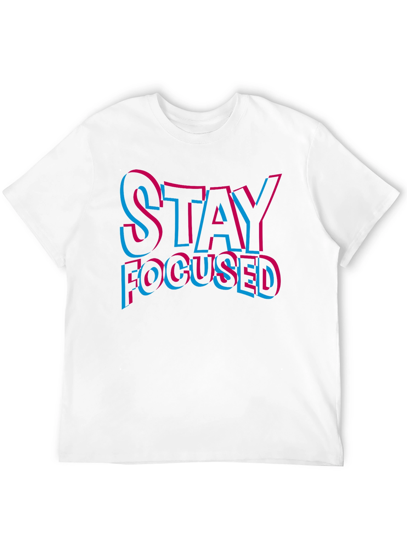Stay Focused Graphic T-Shirt - Mens Black Tee