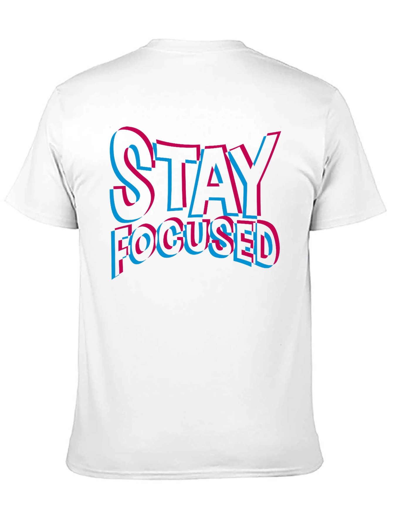 Stay Focused Graphic T-Shirt - Mens Black Tee