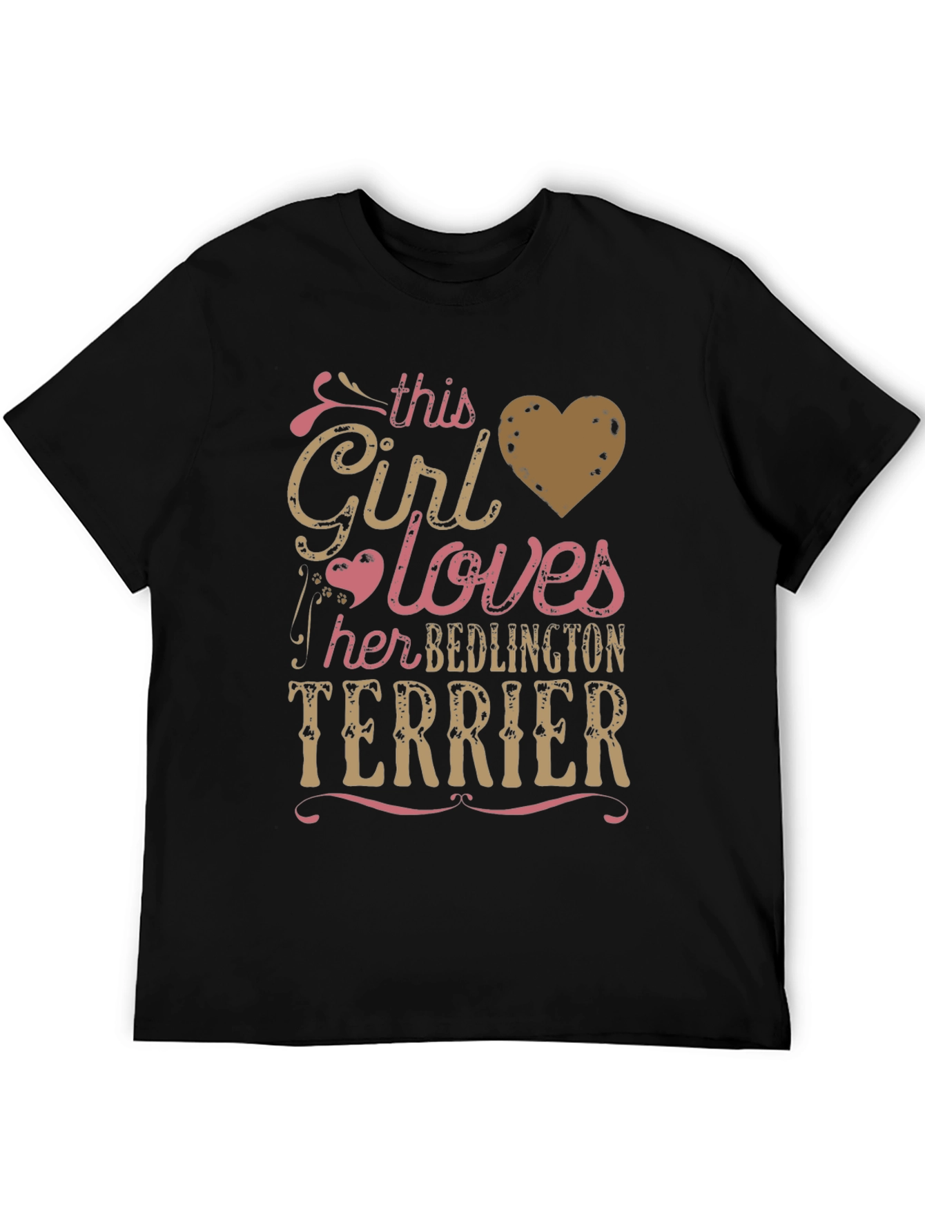 Girl Loves Bedlington Terrier T-Shirt
