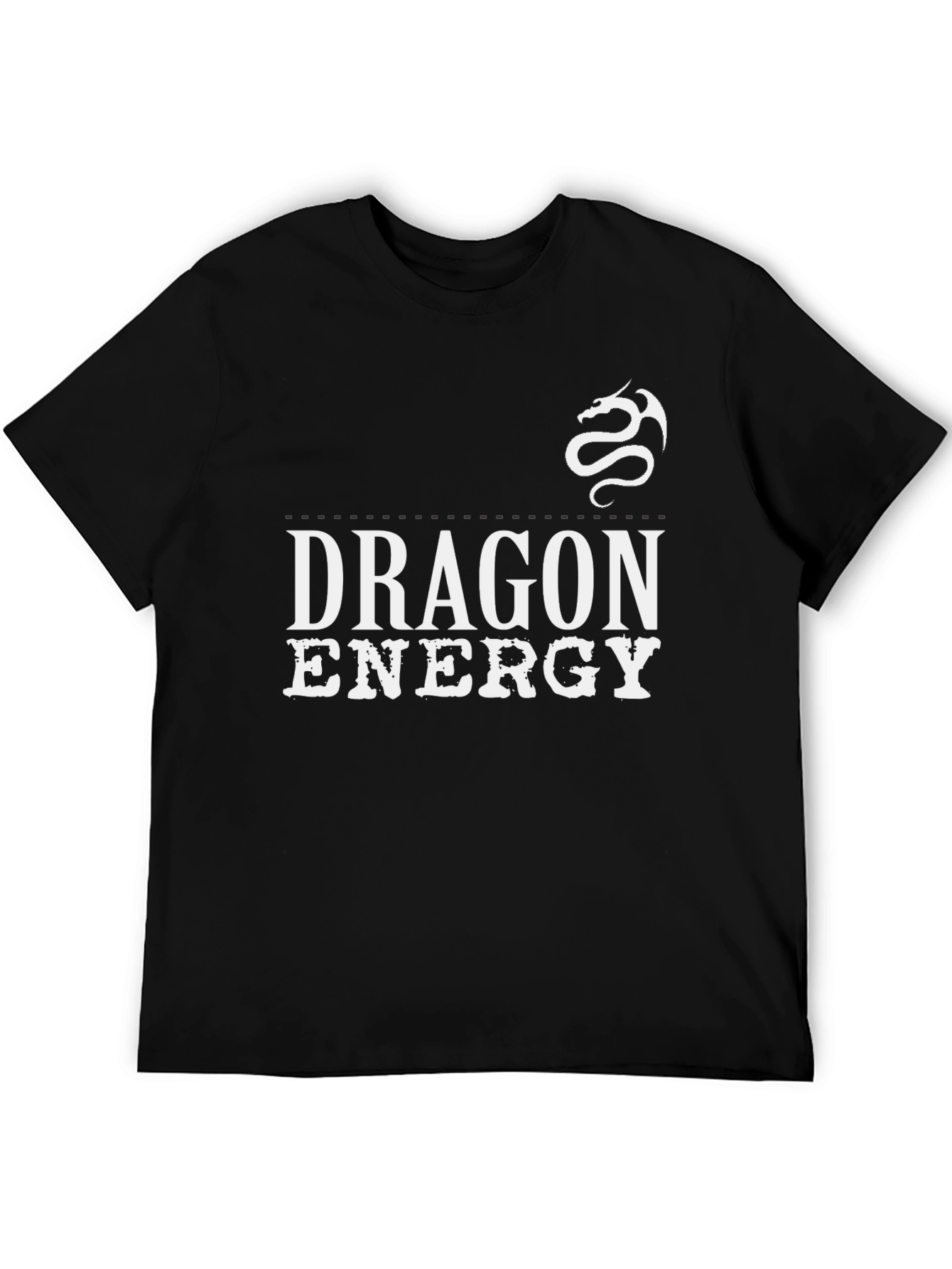 Dragon Energy Graphic T-Shirt - Black