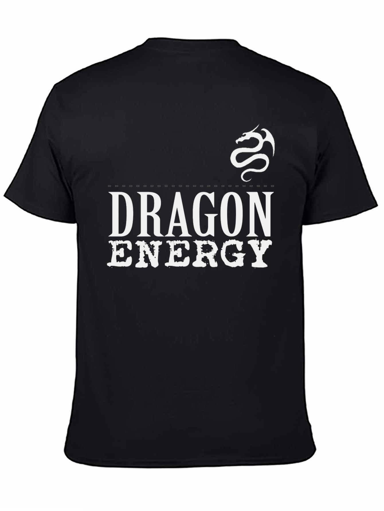 Dragon Energy Graphic T-Shirt - Black