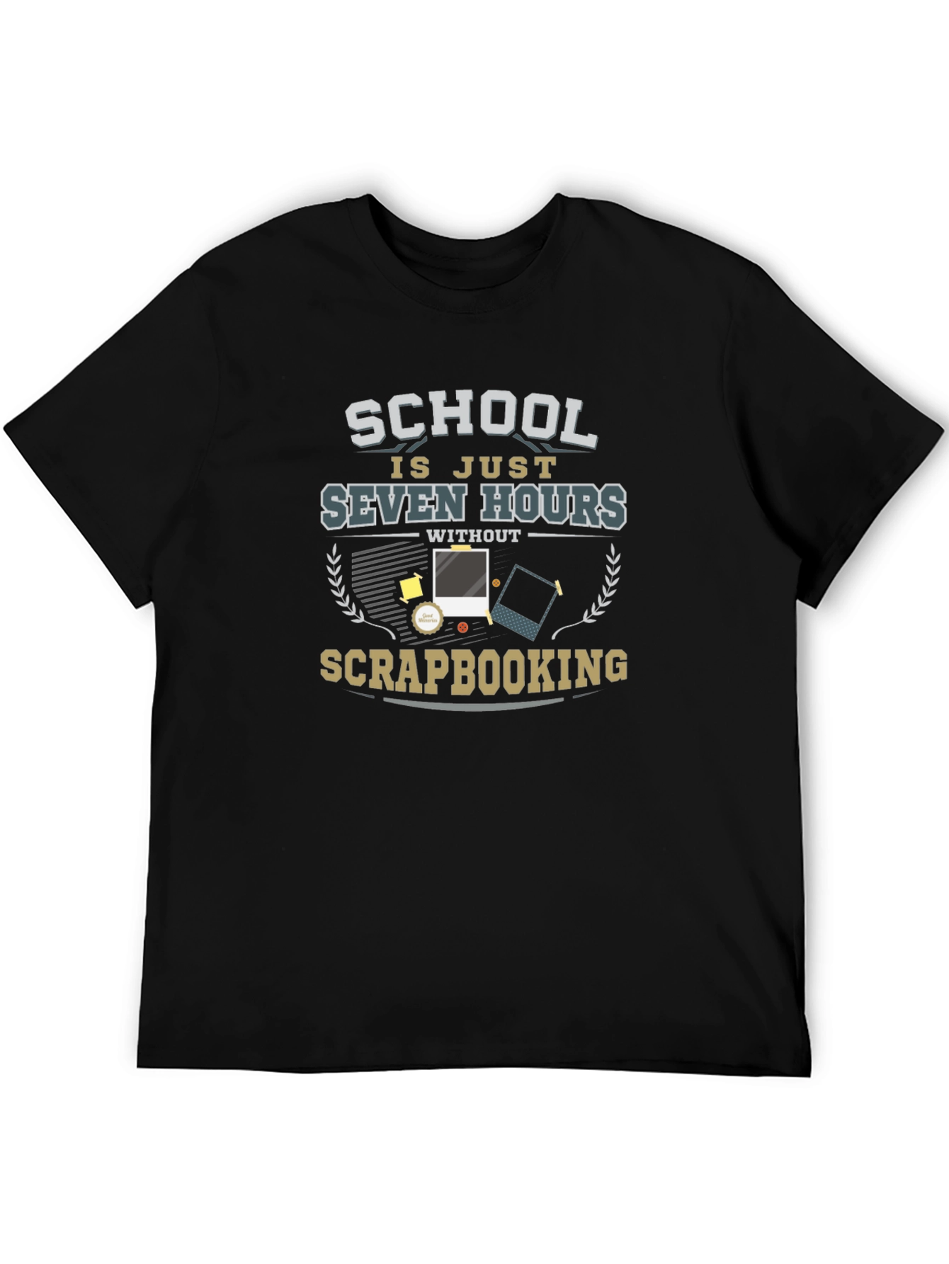 School Scrapbooking Graphic T-Shirt