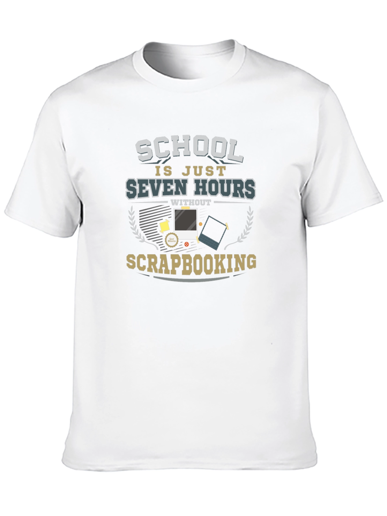 School Scrapbooking Graphic T-Shirt
