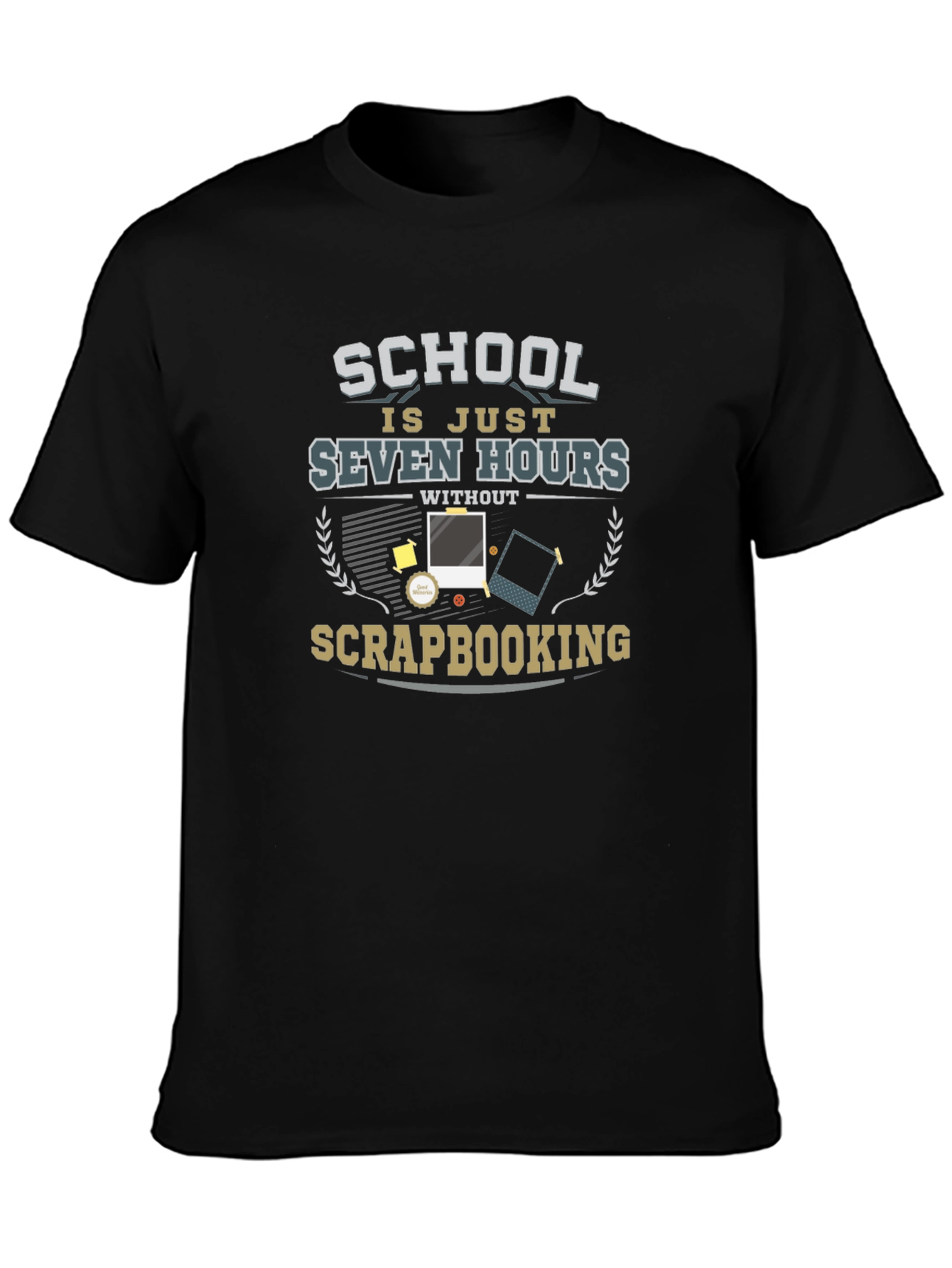 School Scrapbooking Graphic T-Shirt