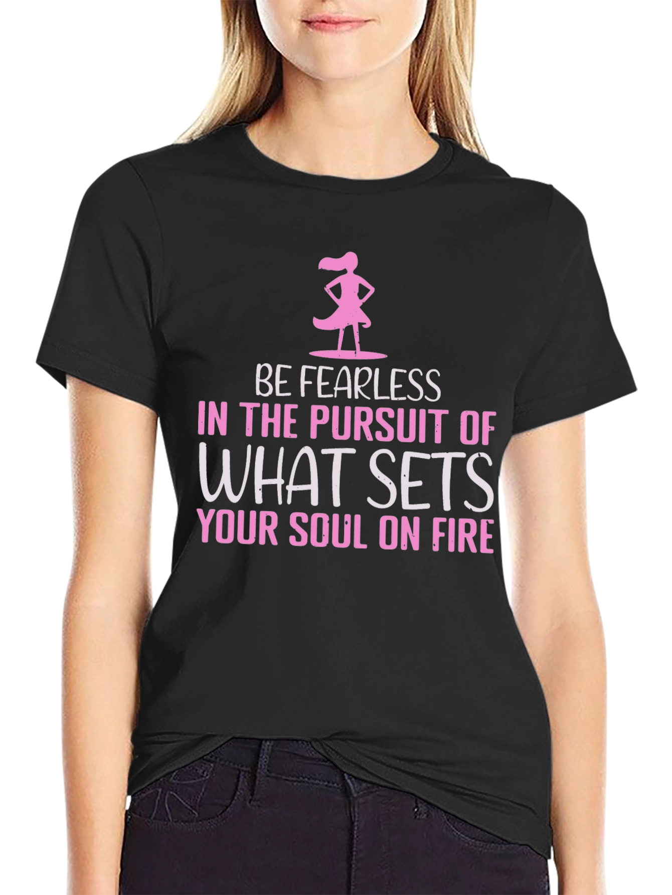 Fearless Soul Fire T-Shirt - Inspirational Graphic Tee
