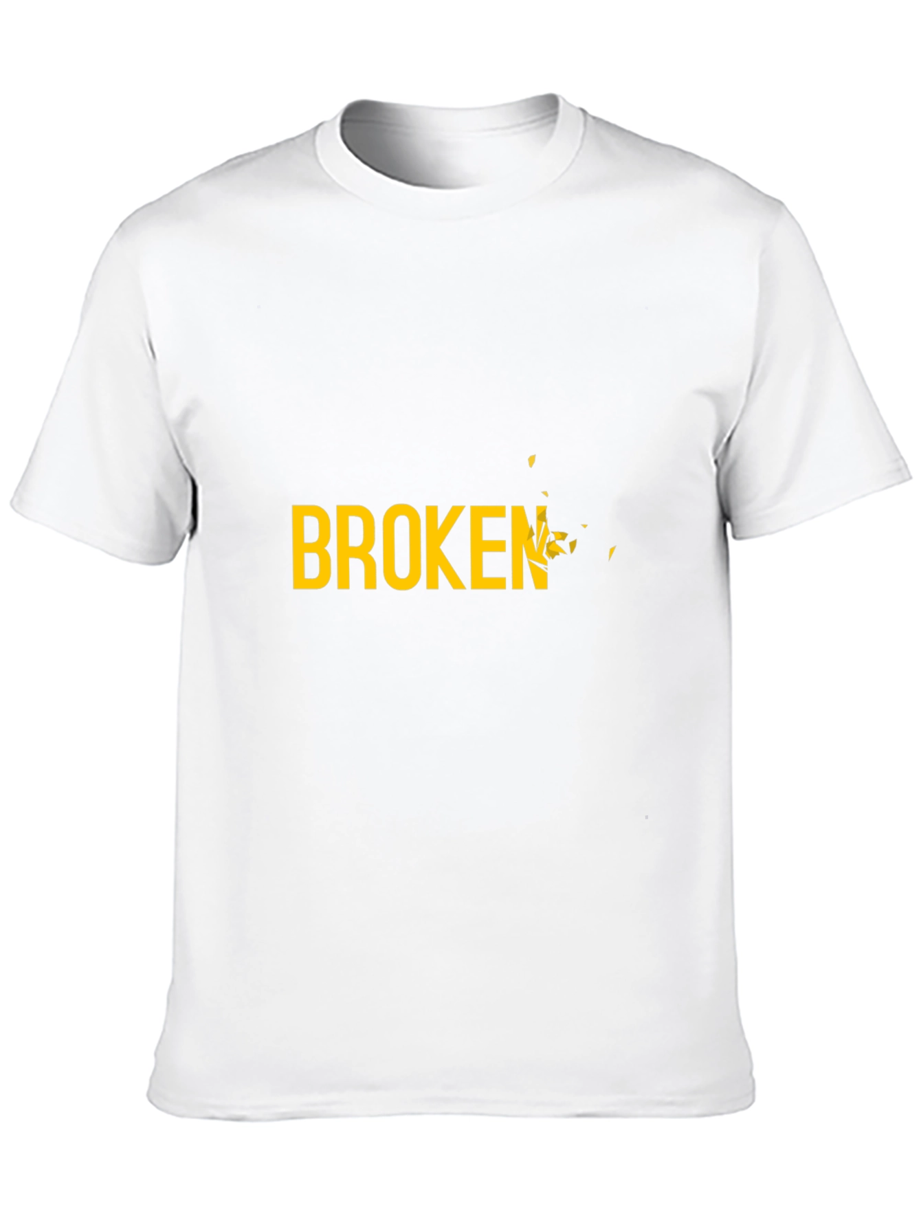 Broken Graphic Black T-Shirt