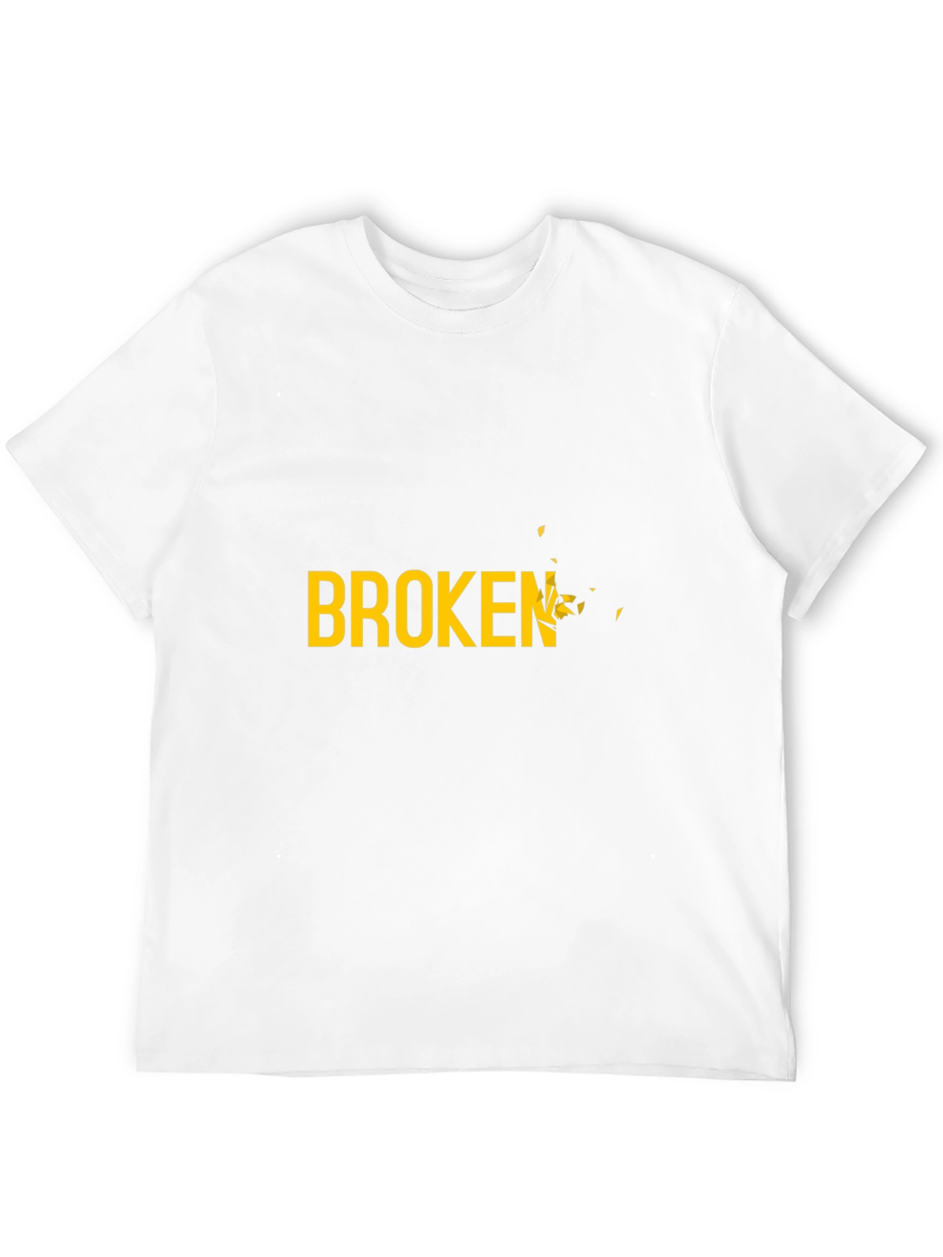 Broken Graphic Black T-Shirt