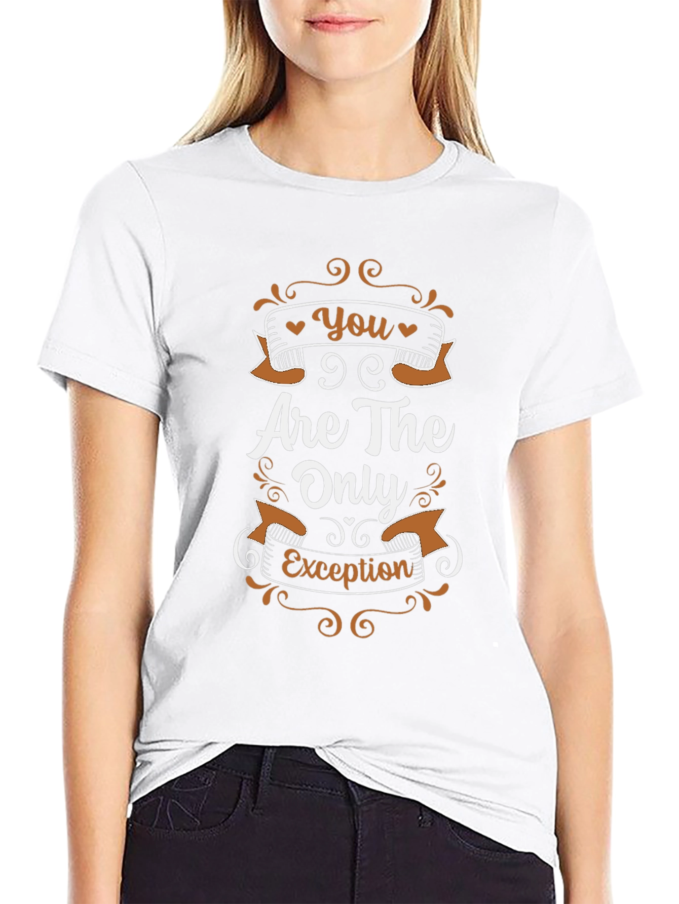 You Are The Only Exception Black T-Shirt
