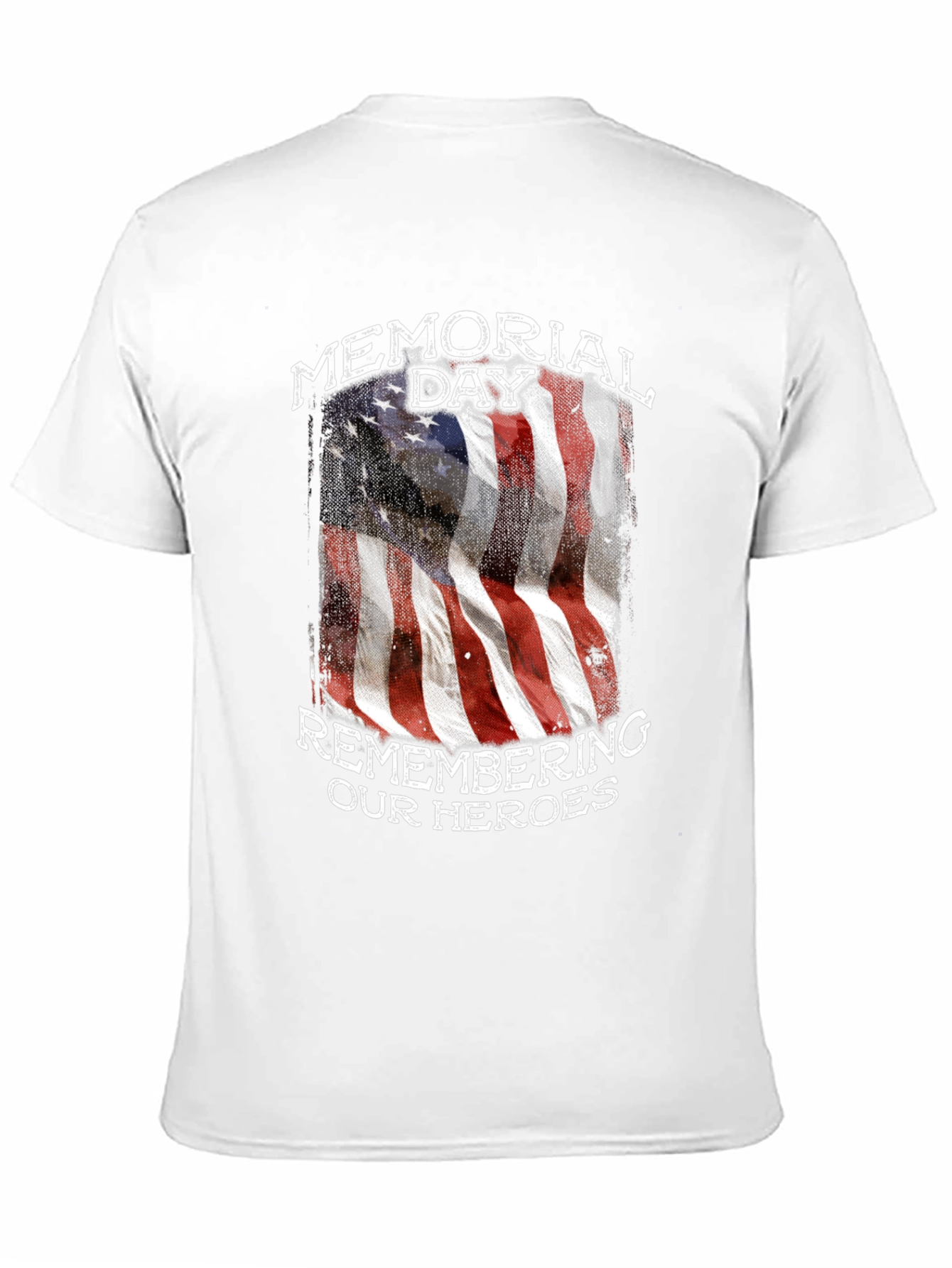 Memorial Day American Flag Graphic Tee