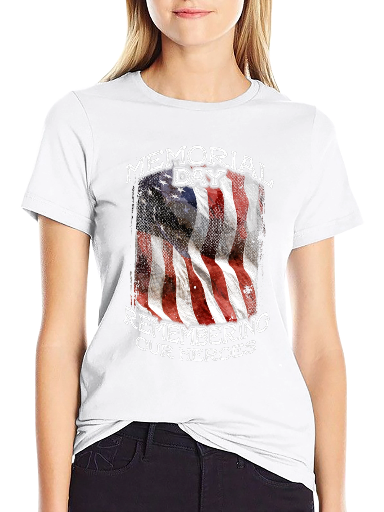 Memorial Day American Flag Graphic Tee