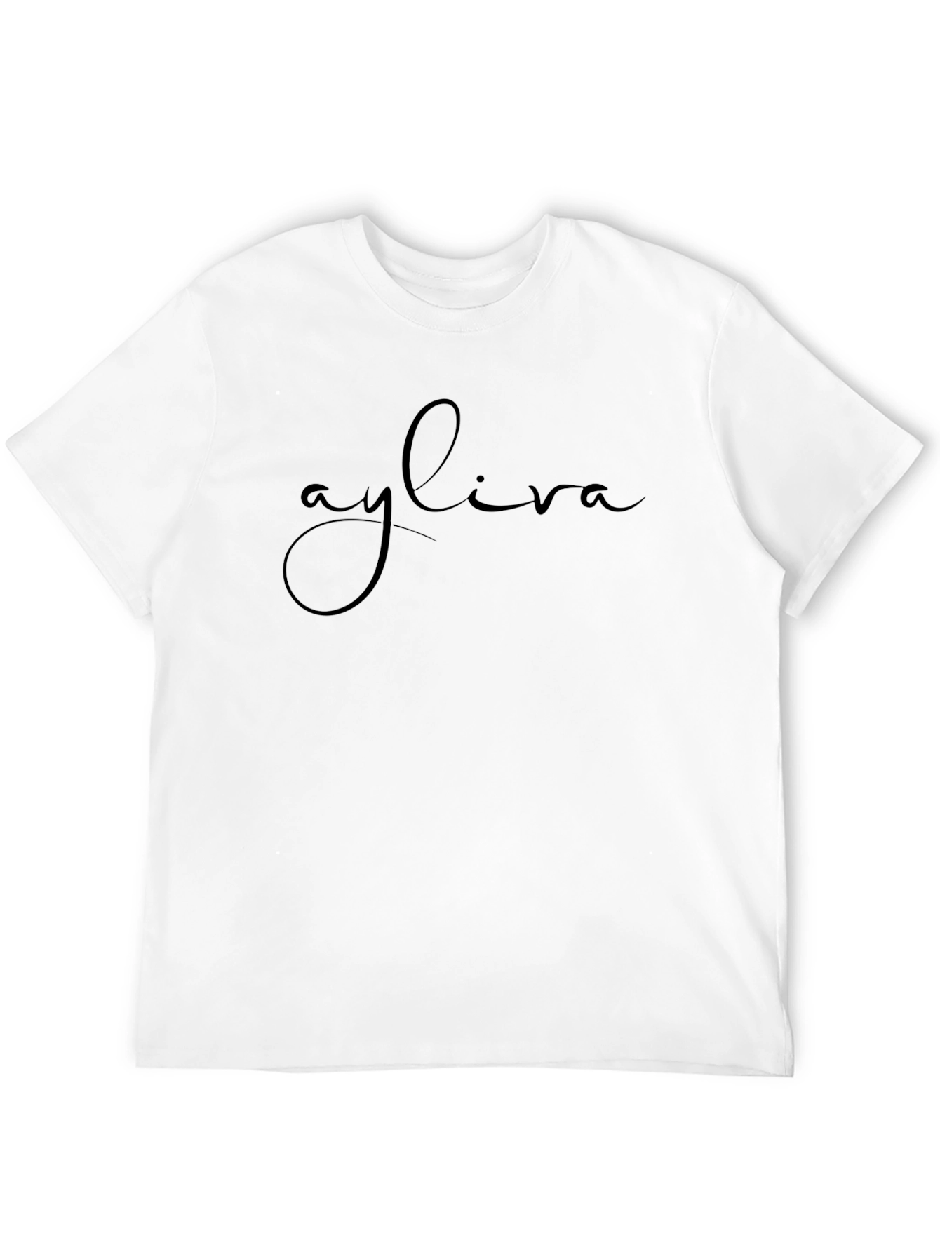 Ayliva Graphic Tee - Stylish Black T-Shirt