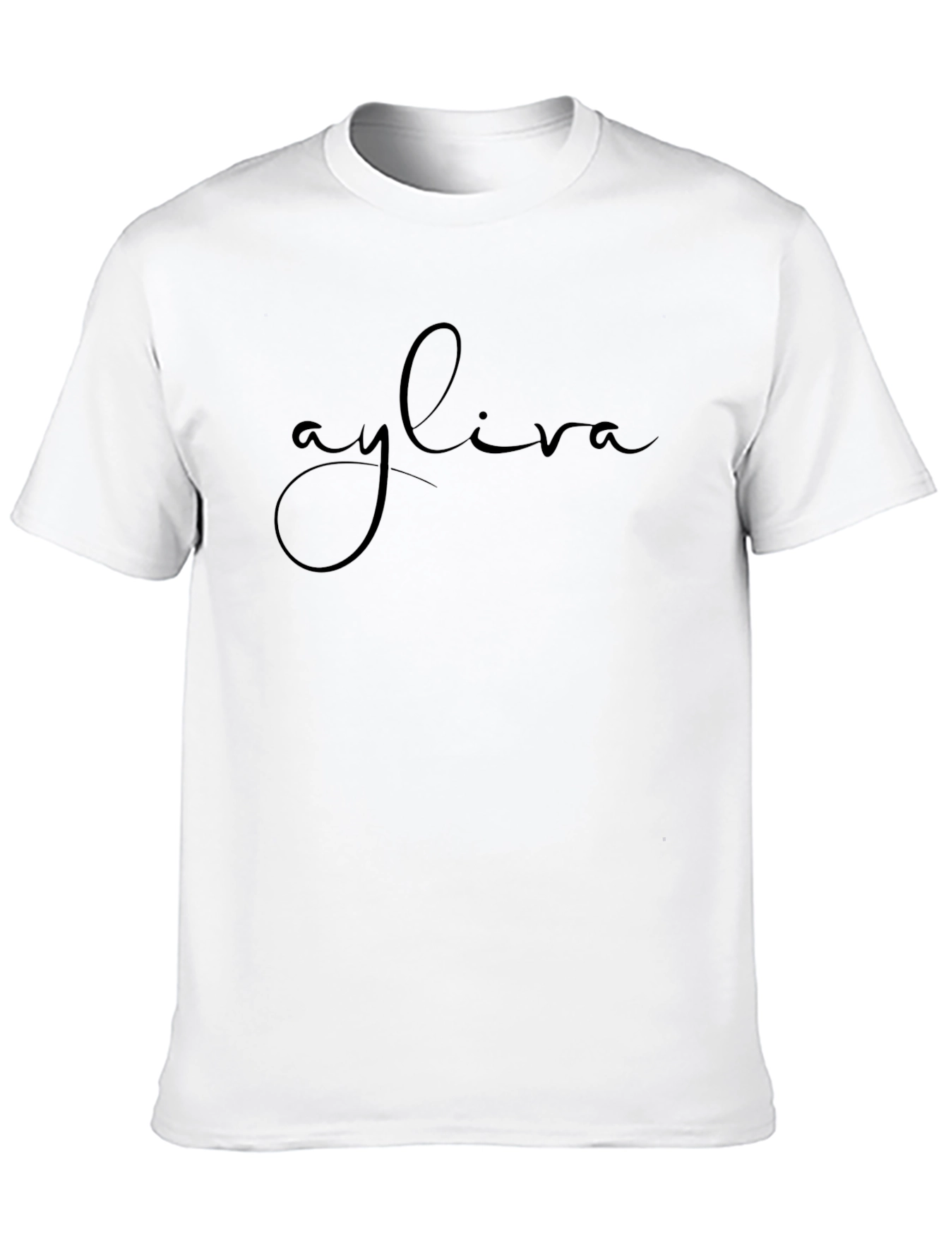 Ayliva Graphic Tee - Stylish Black T-Shirt