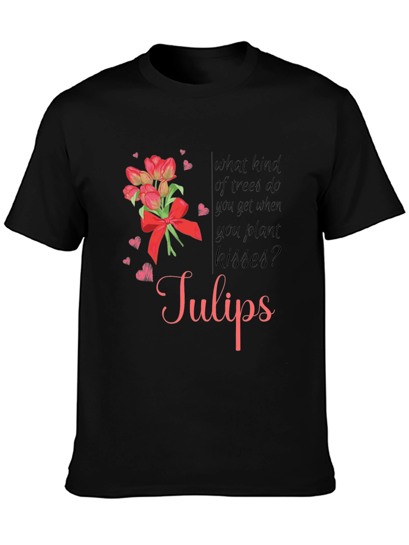 Tulips Kisses Graphic T-Shirt