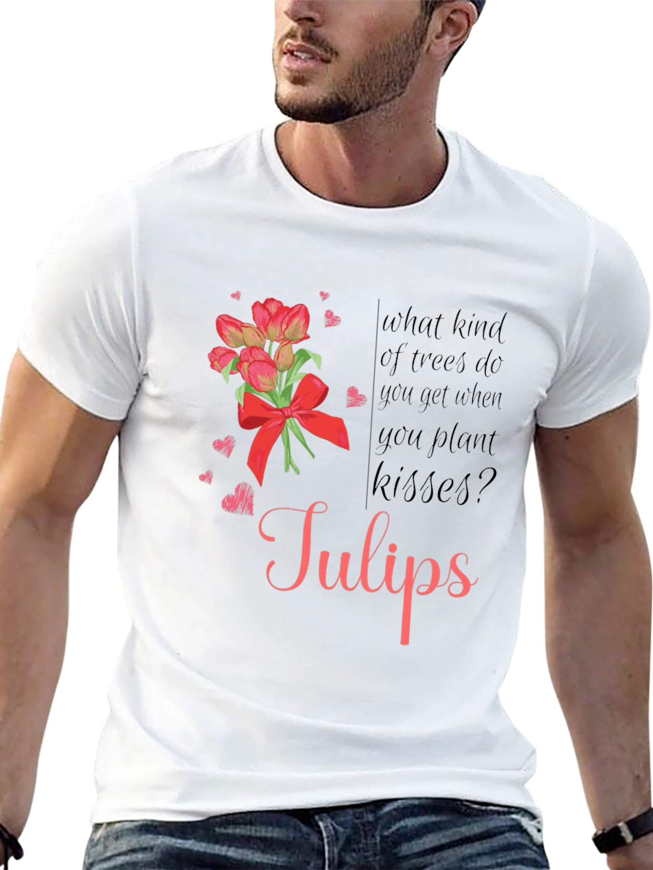 Tulips Kisses Graphic T-Shirt