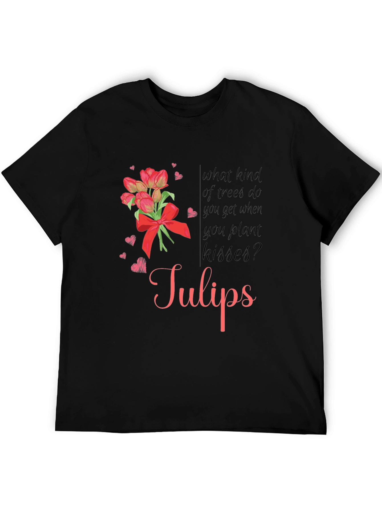 Tulips Kisses Graphic T-Shirt
