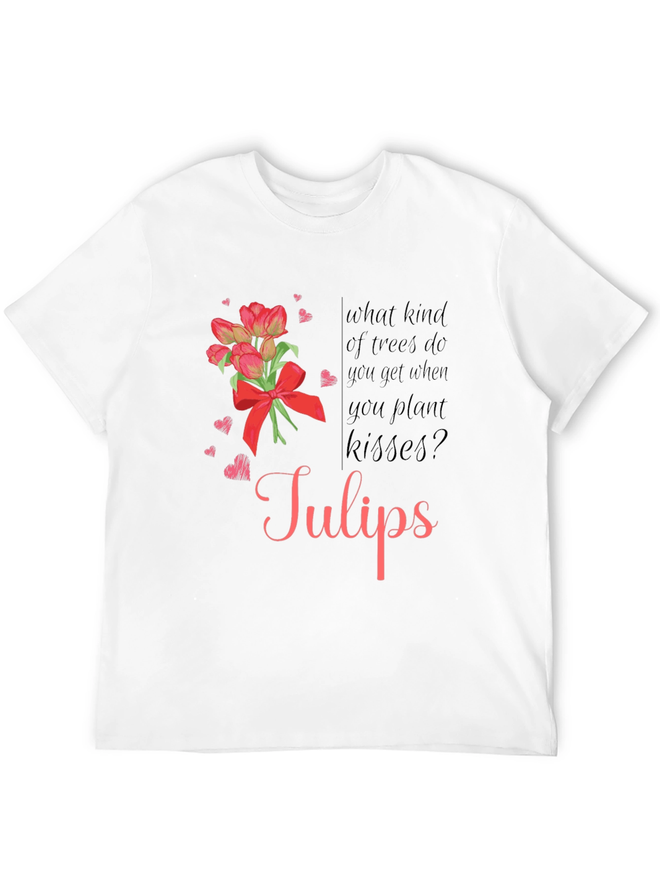 Tulips Kisses Graphic T-Shirt