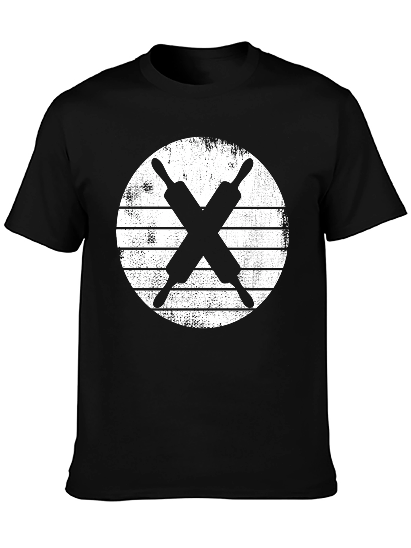 Bakers Rolling Pin Graphic Tee - Black