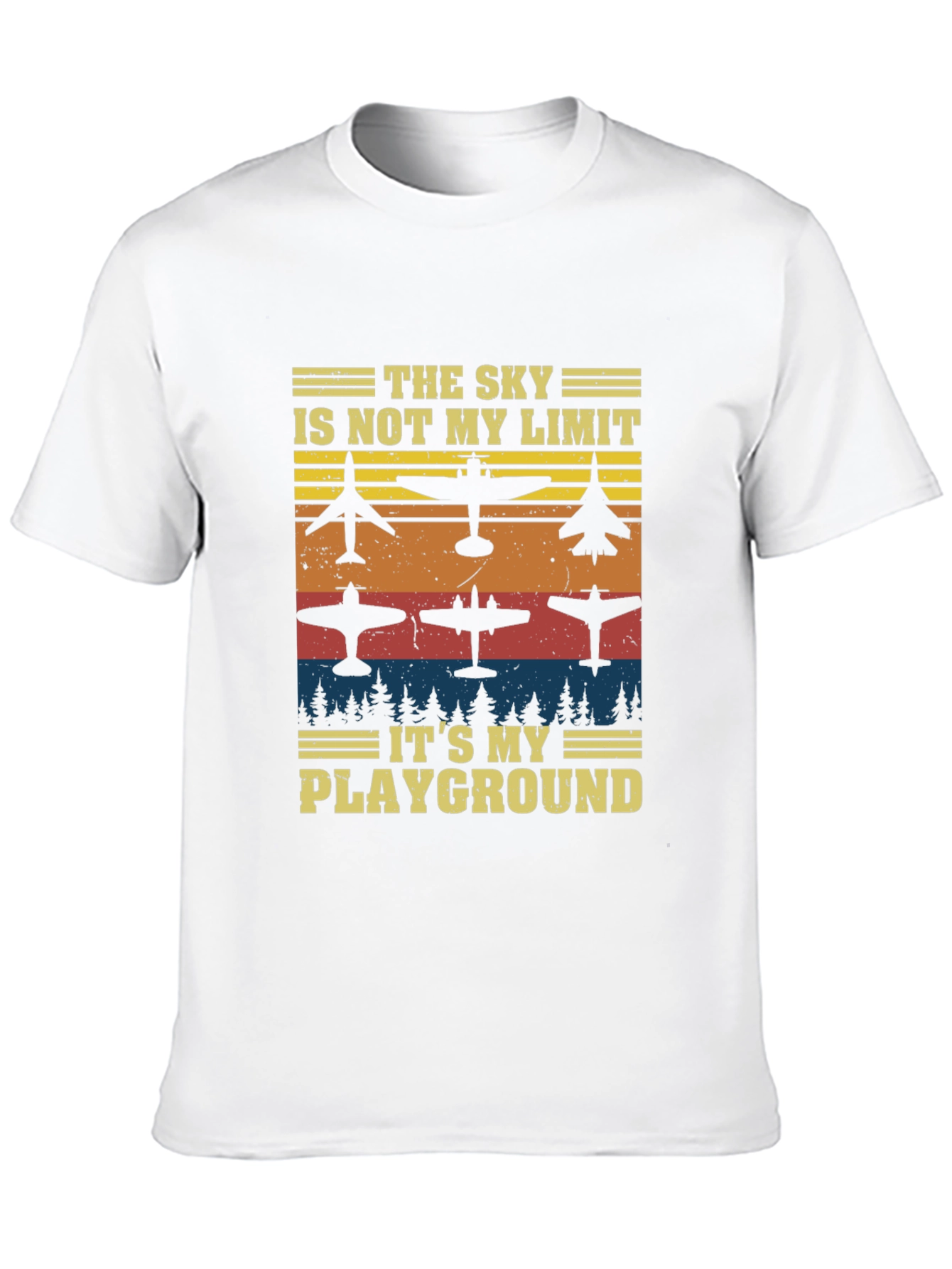 The Sky is My Playground Airplane T-Shirt