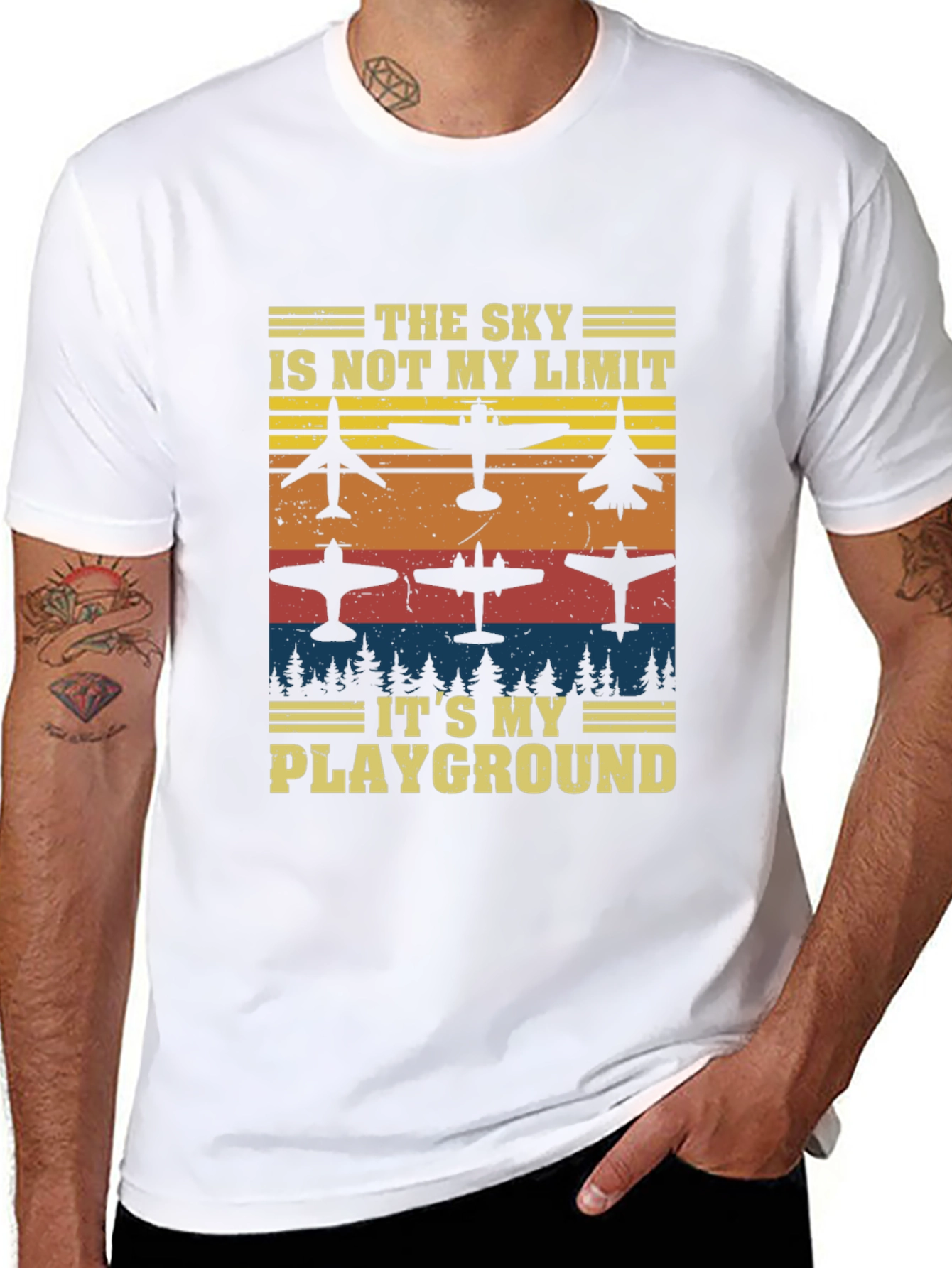 The Sky is My Playground Airplane T-Shirt