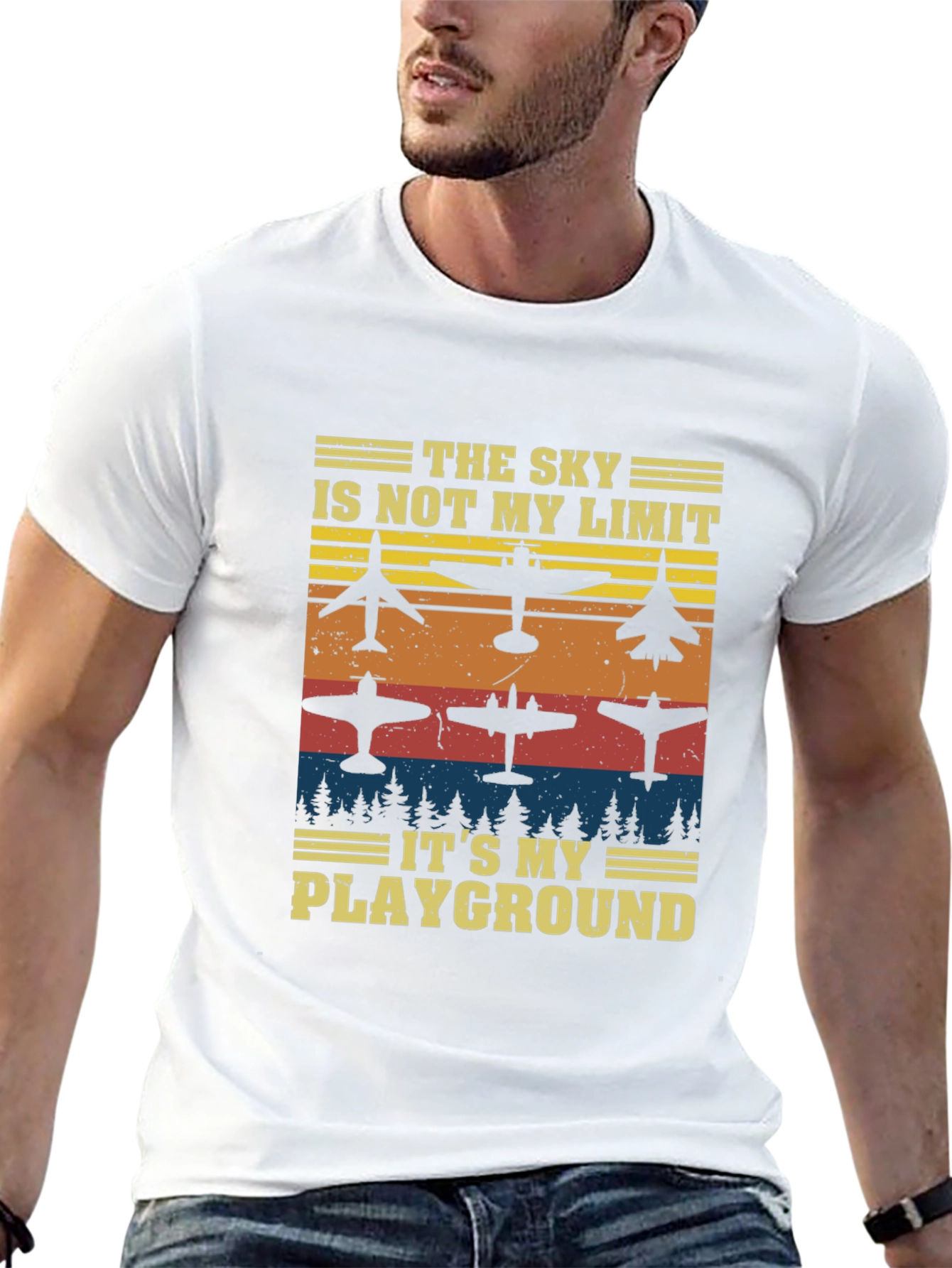 The Sky is My Playground Airplane T-Shirt