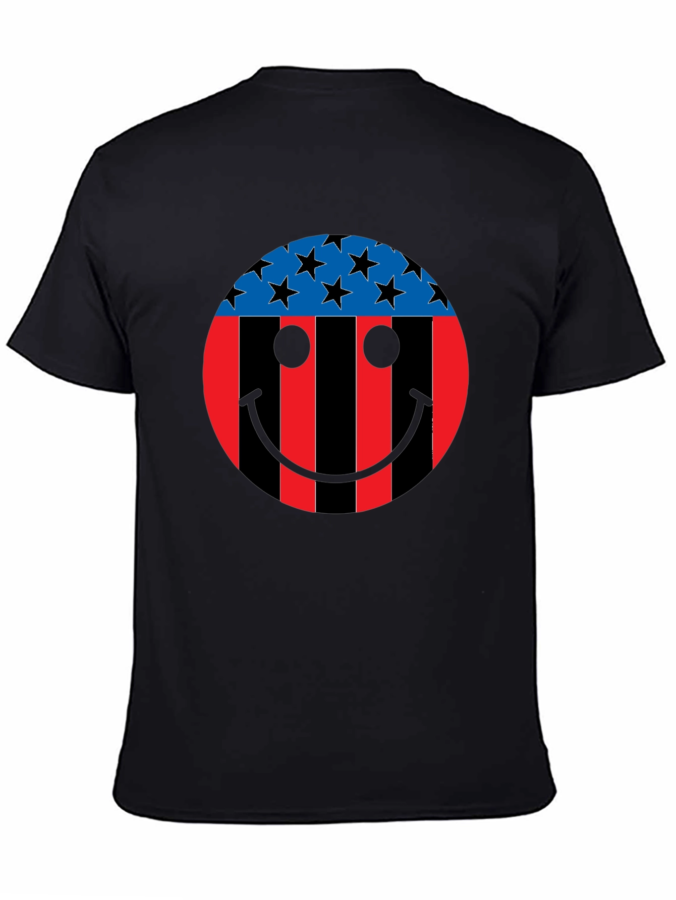 Patriotic Smiley Face Graphic Tee