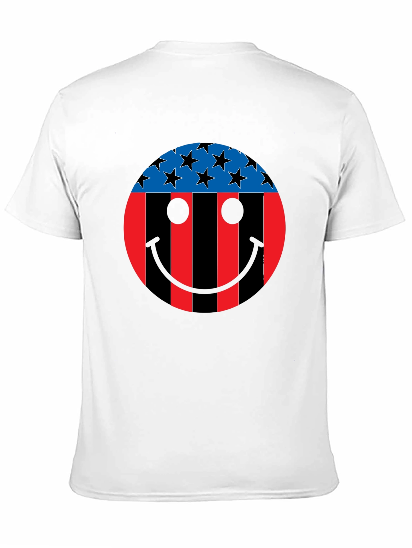 Patriotic Smiley Face Graphic Tee