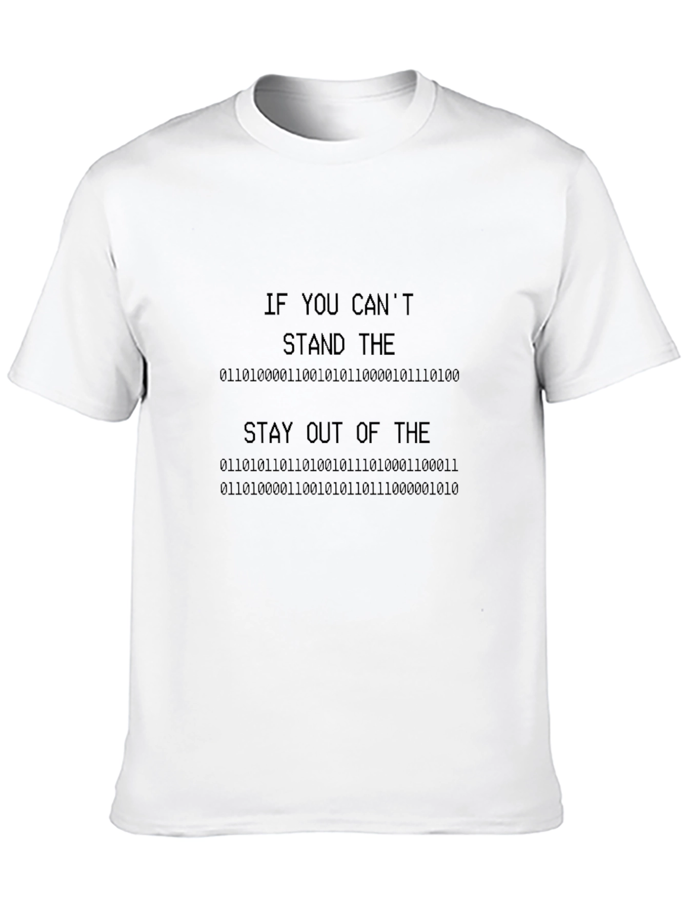 Code Humor T-Shirt - Stand the Heat Binary