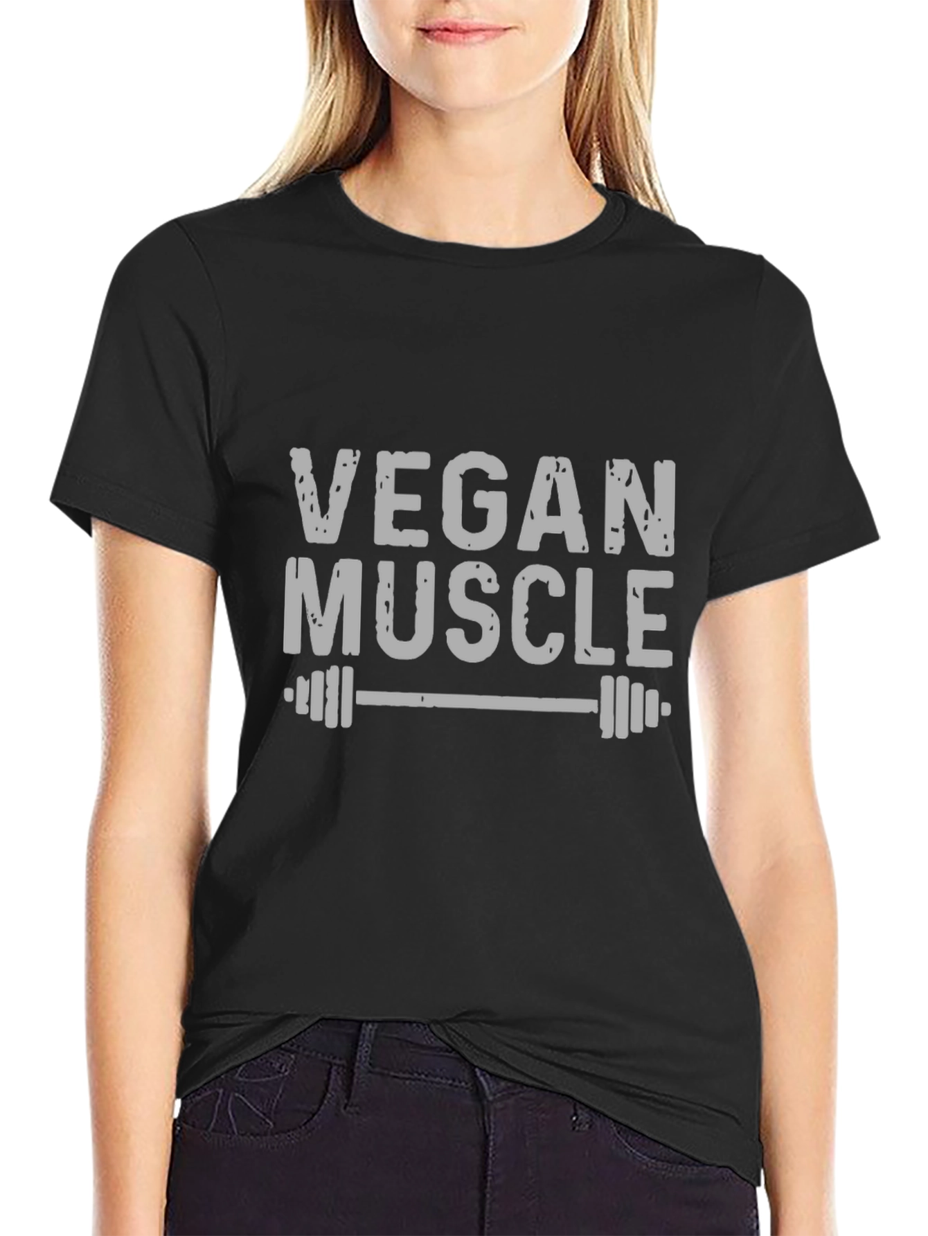 Vegan Muscle Graphic T-Shirt - Workout Apparel