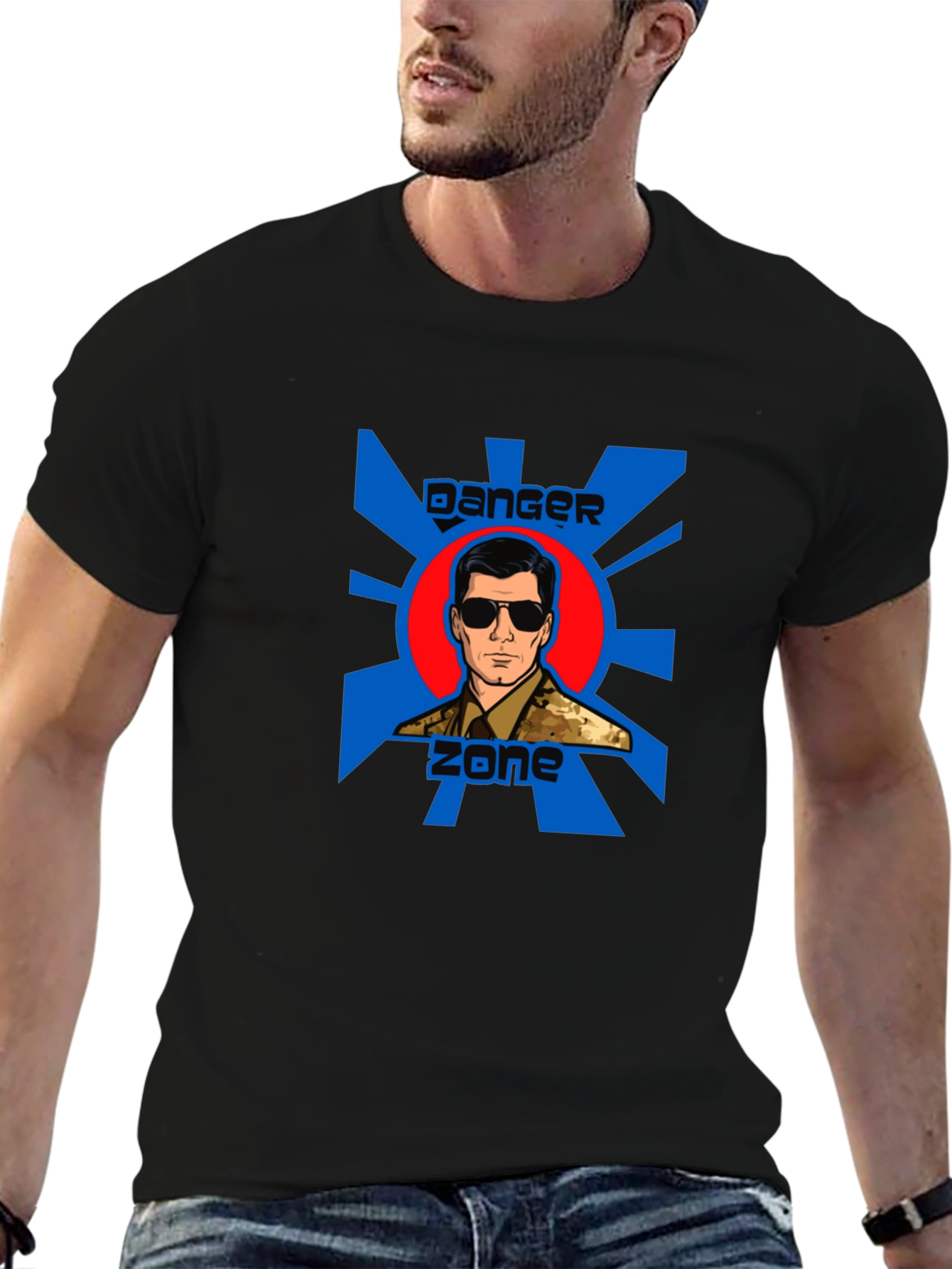 Danger Zone Archer T-Shirt - Black