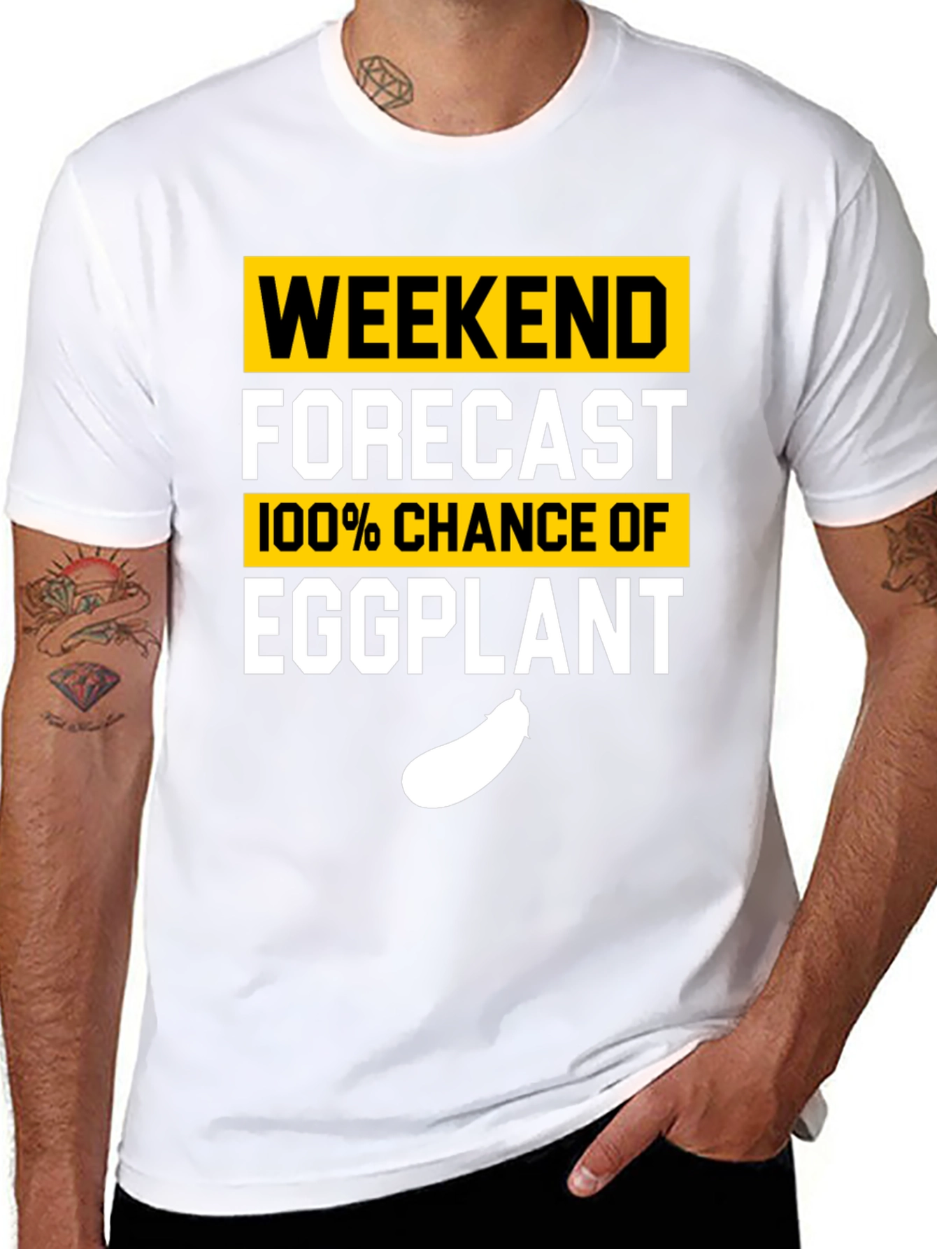 Weekend Eggplant T-Shirt