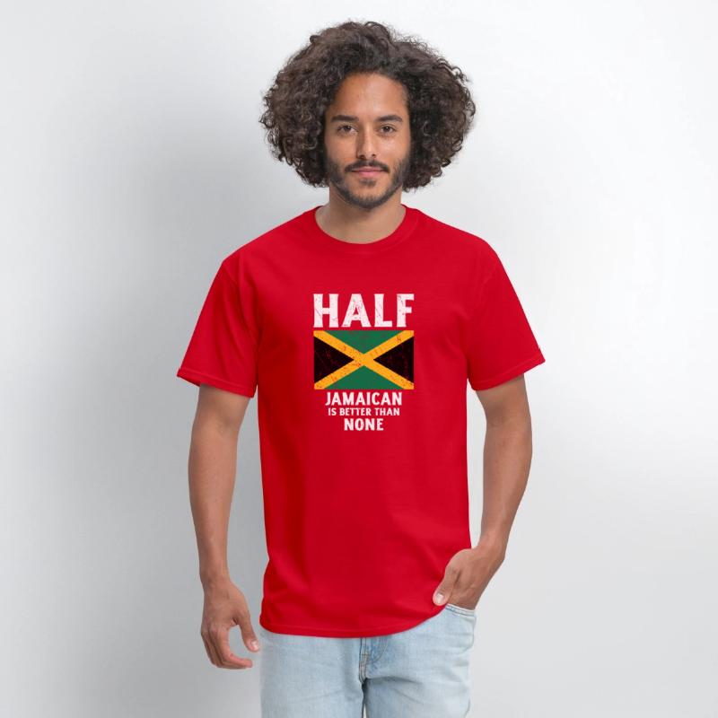 Half Jamaican Is Better Than None National Flag Ja