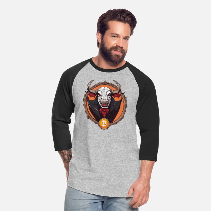 Halloween Bitcoin Vampire Bull