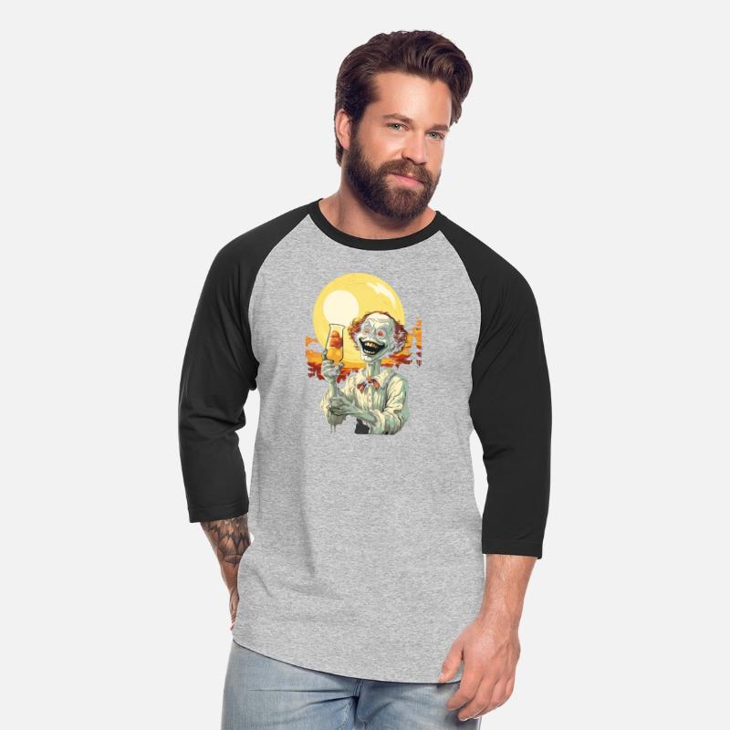Halloween Creepy Clown Drinking