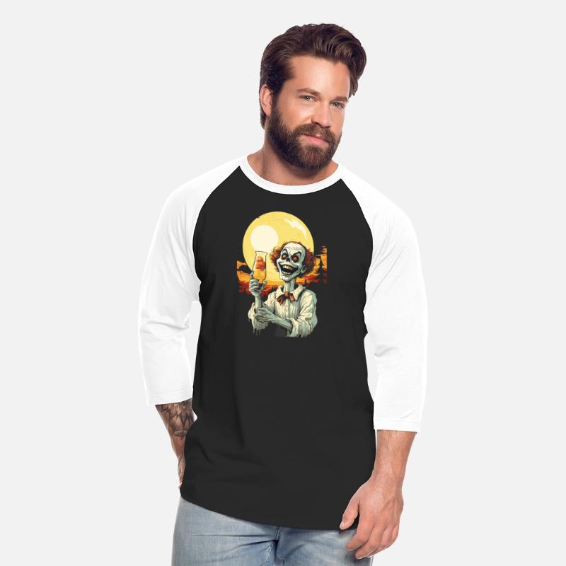 Halloween Creepy Clown Drinking