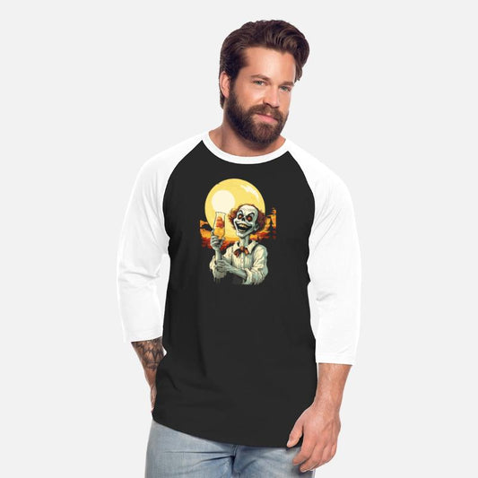 Halloween Creepy Clown Drinking