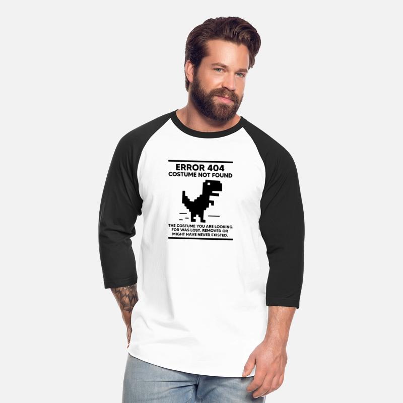 Halloween Error 404 Costume Not Found Coding Shirt