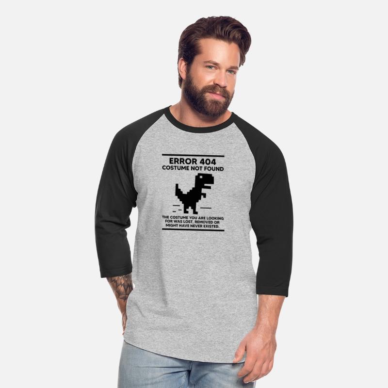 Halloween Error 404 Costume Not Found Coding Shirt