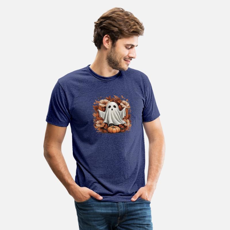 Halloween Ghost Sweater - Pumpkin Ghost Shirt - Sp