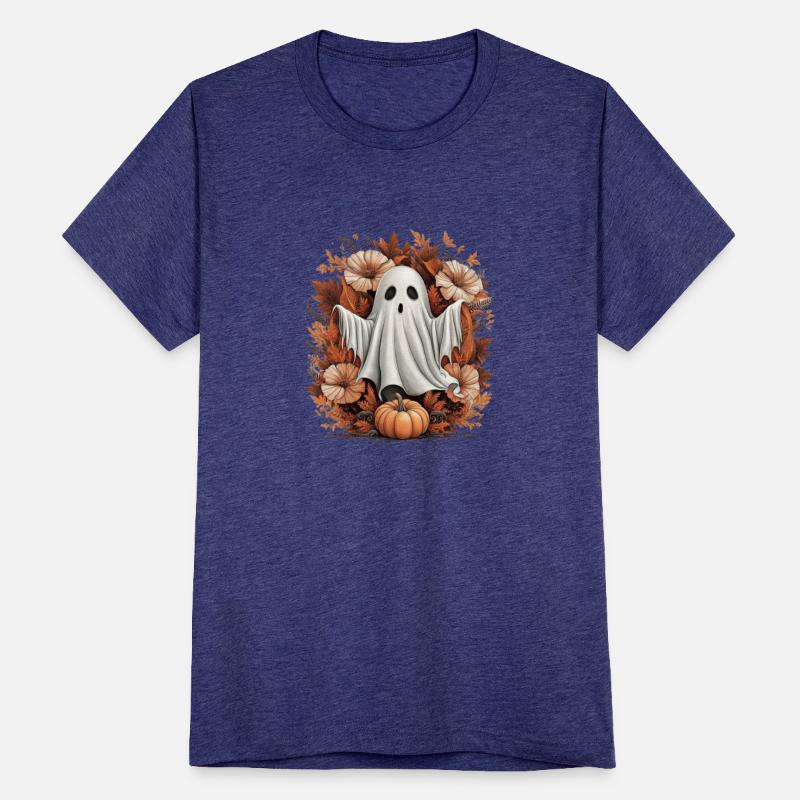 Halloween Ghost Sweater - Pumpkin Ghost Shirt - Sp