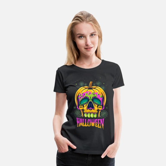 Halloween skeleton head