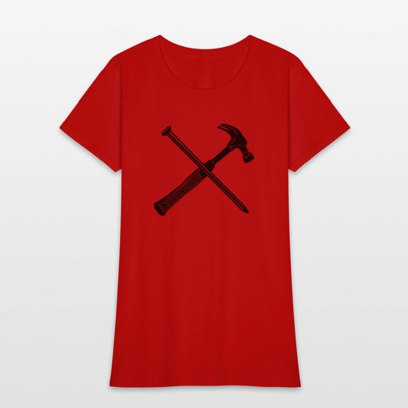 Hammer and nail crossed