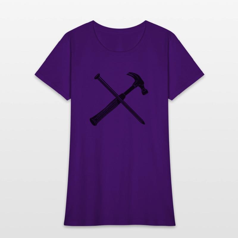 Hammer and nail crossed