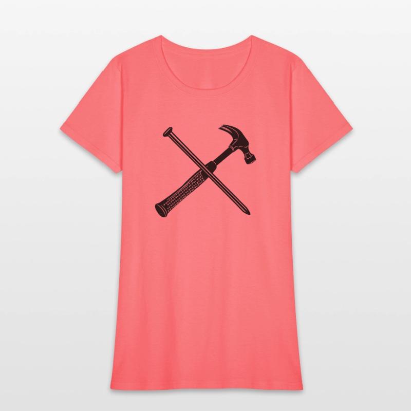 Hammer and nail crossed
