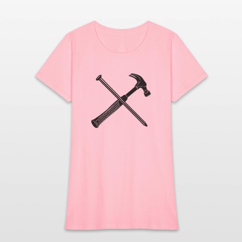 Hammer and nail crossed