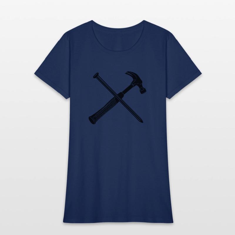 Hammer and nail crossed