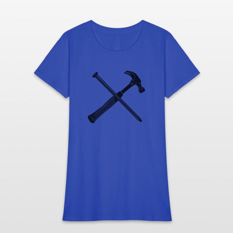 Hammer and nail crossed
