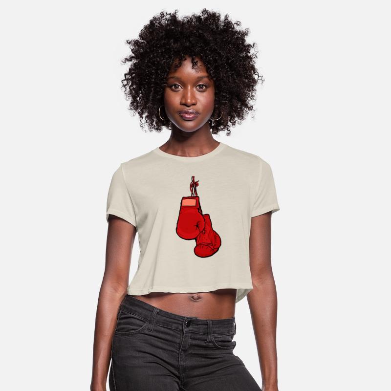 Hanging Red Boxing Gloves