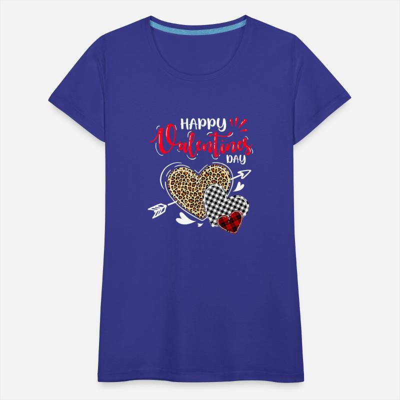 Happy Valentines Day Leopard Butiflo Plaid Red Hea