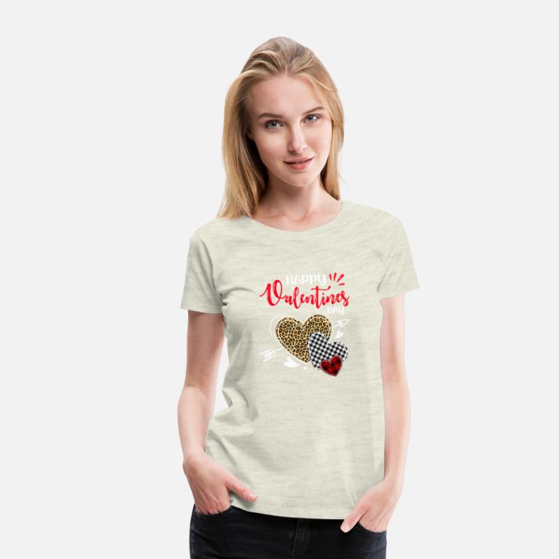 Happy Valentines Day Leopard Butiflo Plaid Red Hea